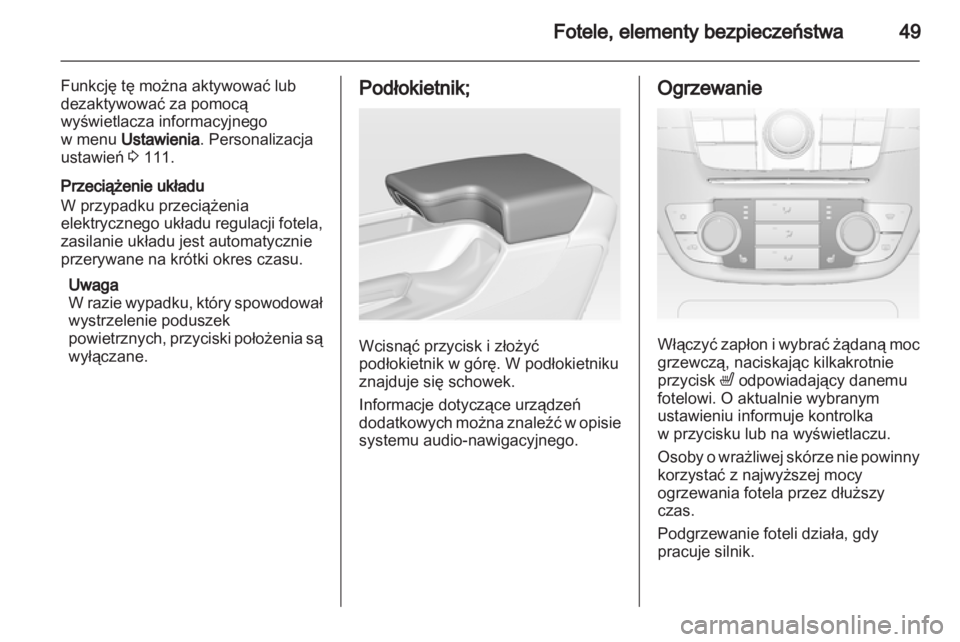 OPEL INSIGNIA 2010.5  Instrukcja obsługi (in Polish) 