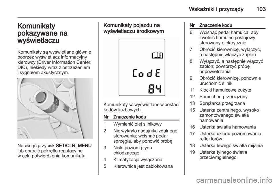 OPEL INSIGNIA 2011  Instrukcja obsługi (in Polish) 