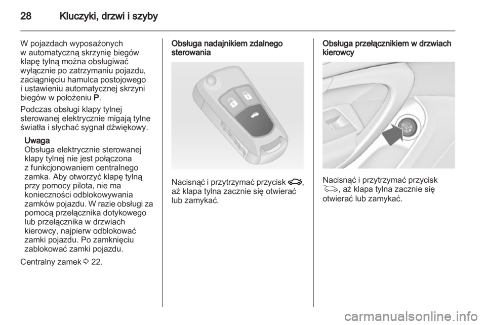 OPEL INSIGNIA 2011  Instrukcja obsługi (in Polish) 