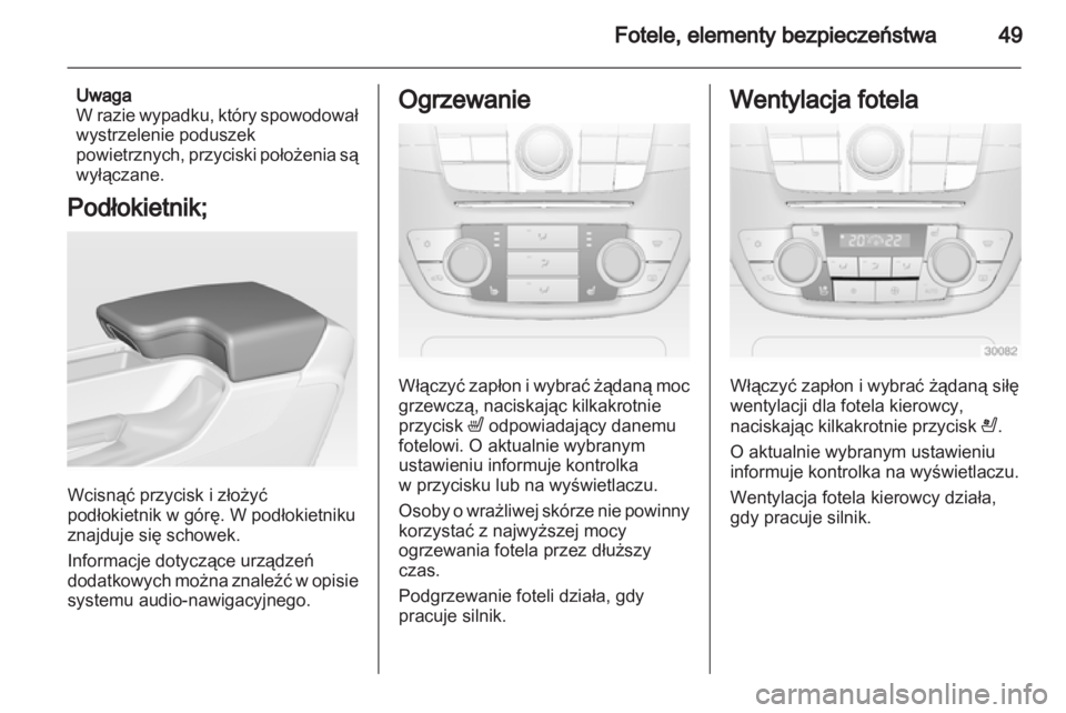 OPEL INSIGNIA 2011  Instrukcja obsługi (in Polish) 