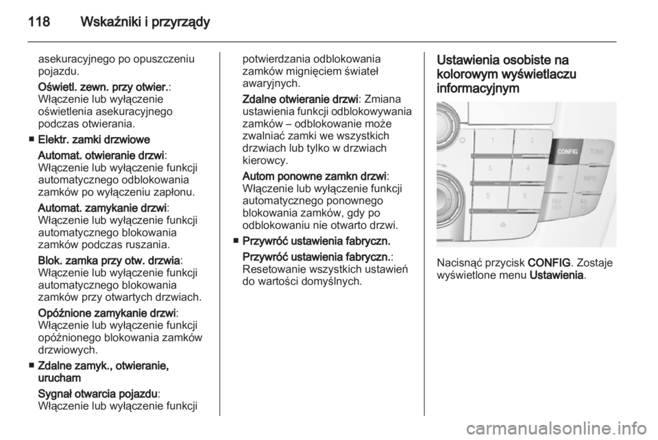 OPEL INSIGNIA 2011.5  Instrukcja obsługi (in Polish) 
