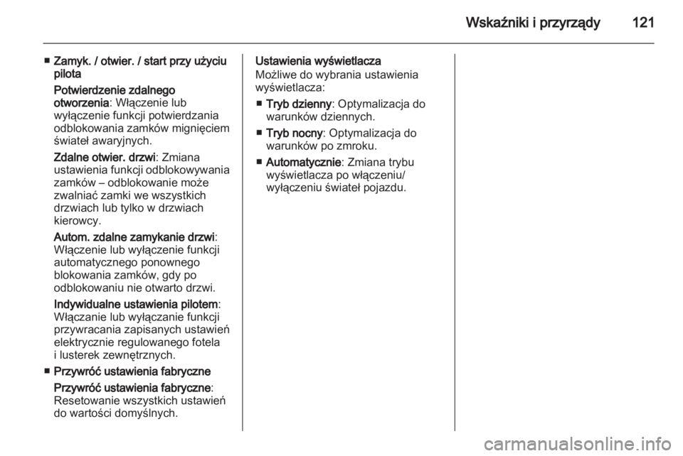 OPEL INSIGNIA 2011.5  Instrukcja obsługi (in Polish) 