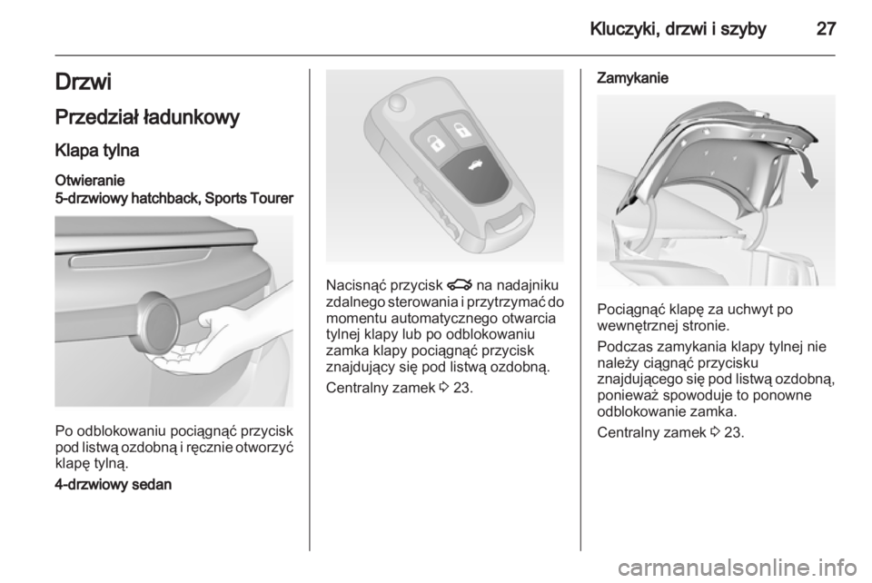 OPEL INSIGNIA 2011.5  Instrukcja obsługi (in Polish) 