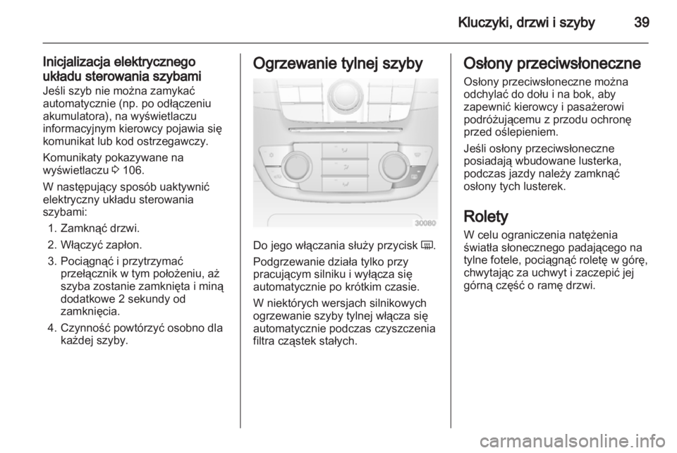 OPEL INSIGNIA 2011.5  Instrukcja obsługi (in Polish) 