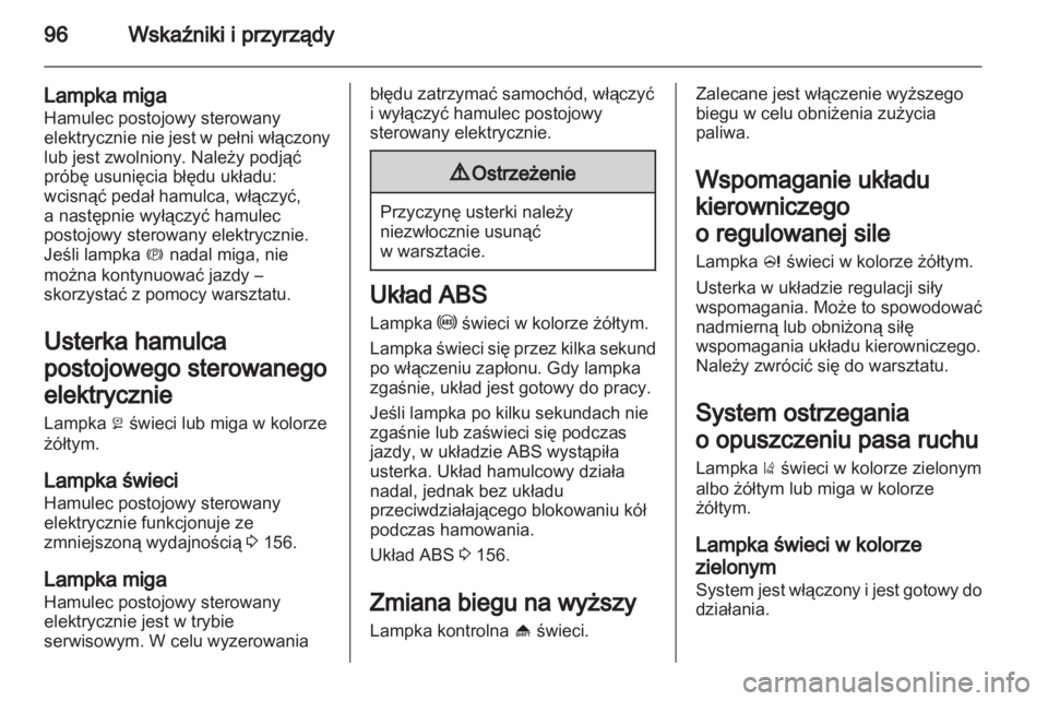 OPEL INSIGNIA 2011.5  Instrukcja obsługi (in Polish) 