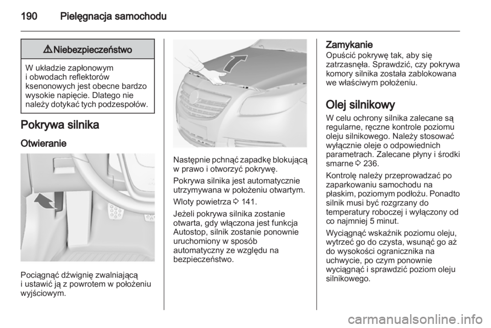 OPEL INSIGNIA 2012  Instrukcja obsługi (in Polish) 