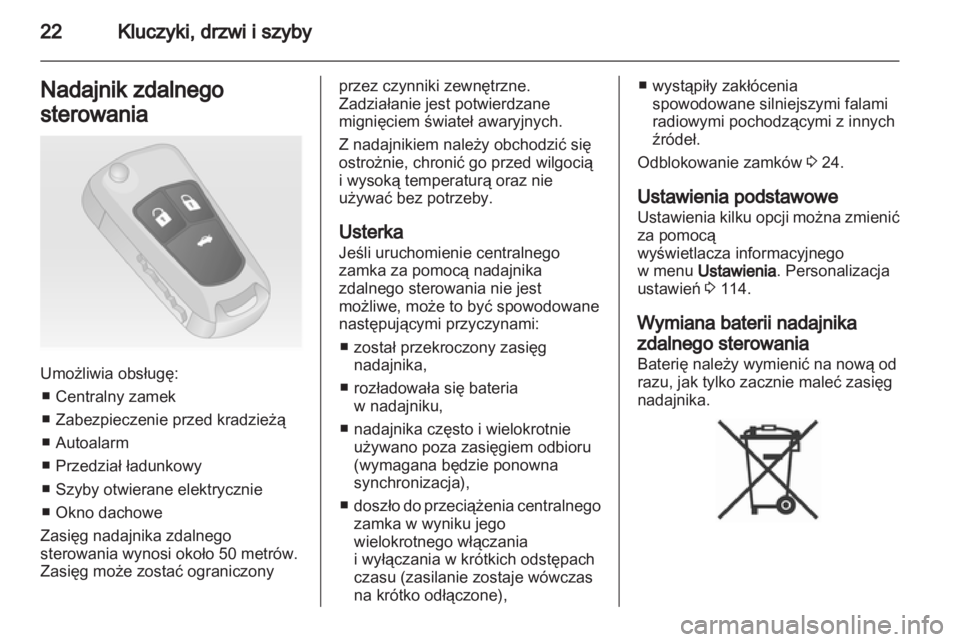 OPEL INSIGNIA 2012  Instrukcja obsługi (in Polish) 