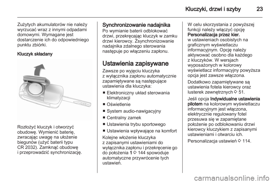 OPEL INSIGNIA 2012  Instrukcja obsługi (in Polish) 