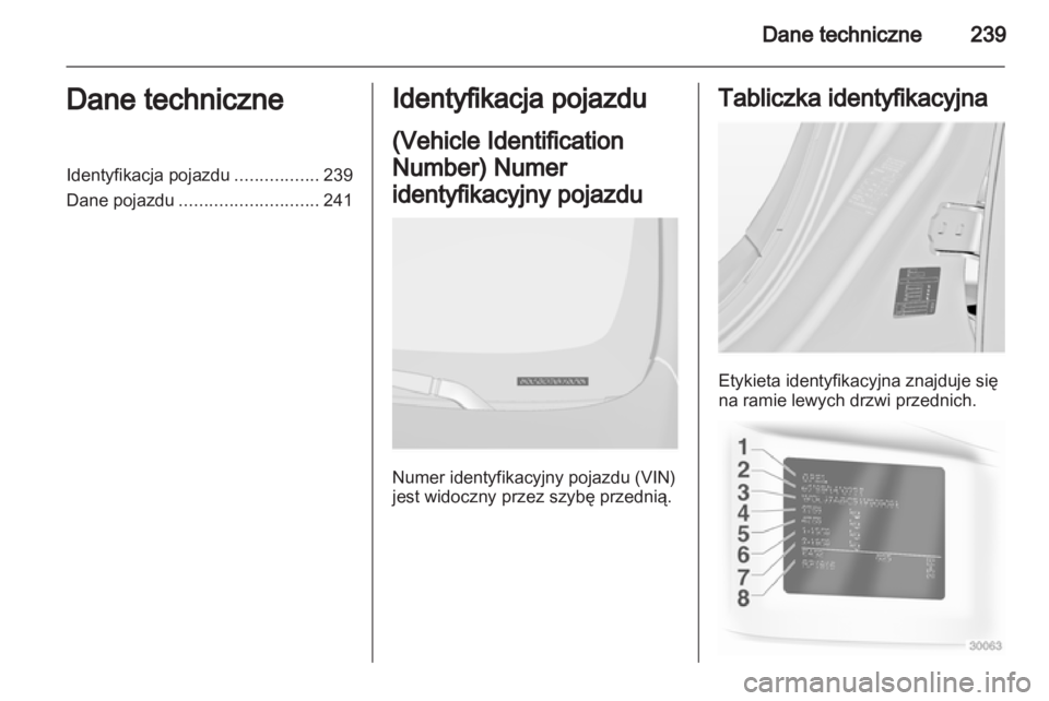 OPEL INSIGNIA 2012  Instrukcja obsługi (in Polish) 