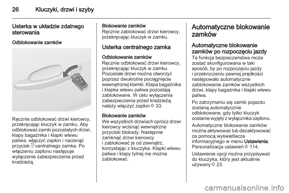 OPEL INSIGNIA 2012  Instrukcja obsługi (in Polish) 