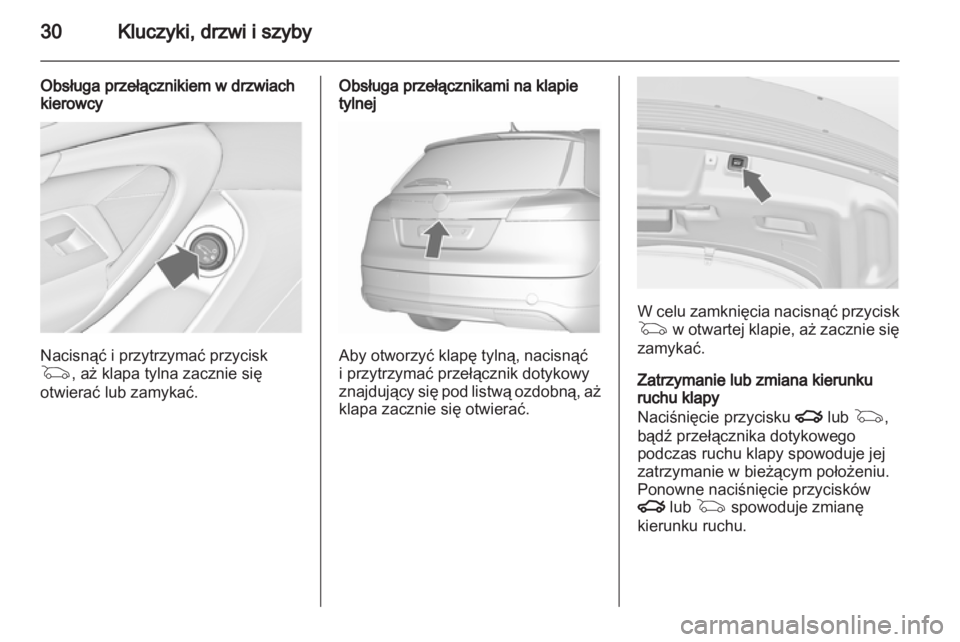 OPEL INSIGNIA 2012  Instrukcja obsługi (in Polish) 