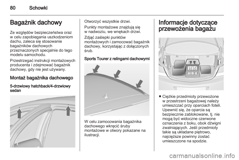 OPEL INSIGNIA 2012  Instrukcja obsługi (in Polish) 