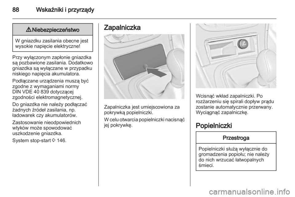 OPEL INSIGNIA 2012  Instrukcja obsługi (in Polish) 