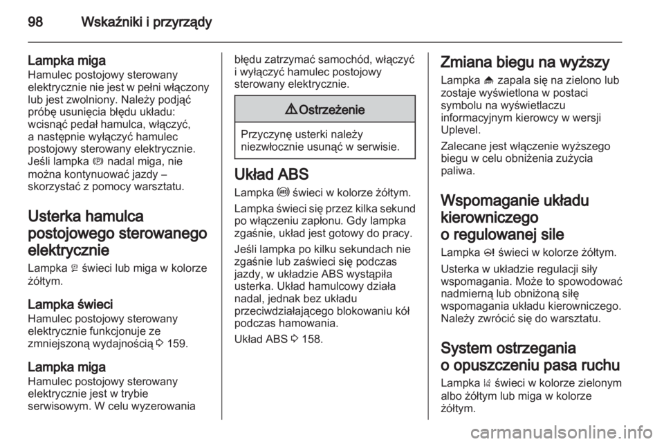 OPEL INSIGNIA 2012  Instrukcja obsługi (in Polish) 