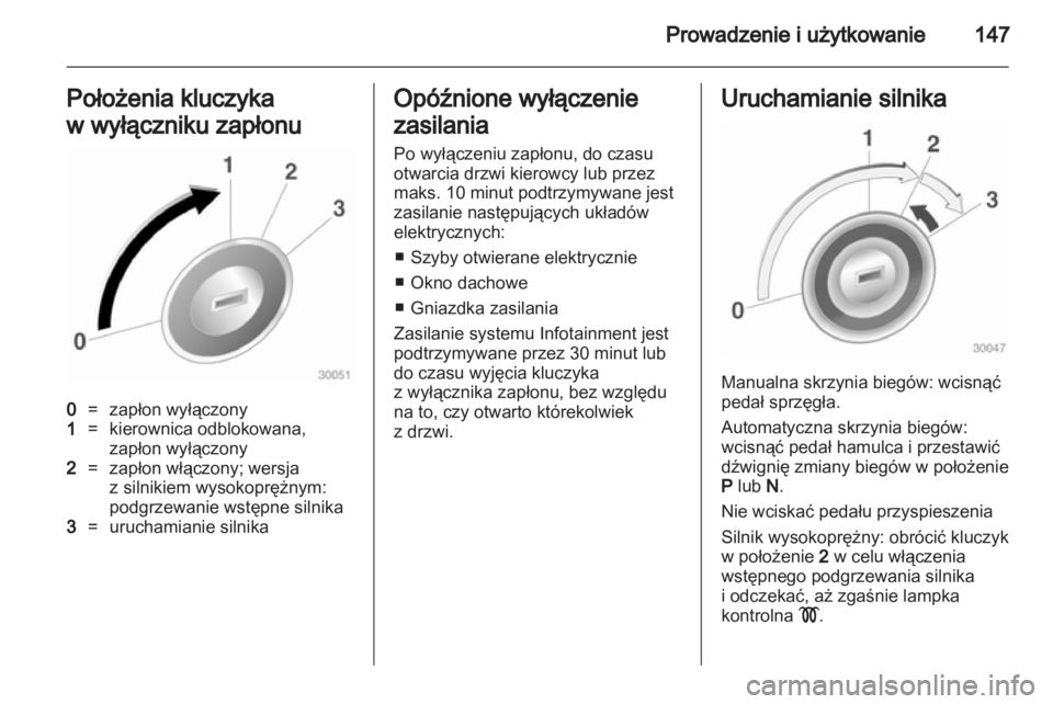 OPEL INSIGNIA 2012.5  Instrukcja obsługi (in Polish) 