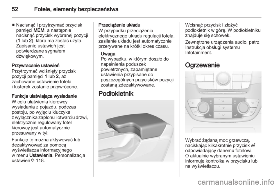 OPEL INSIGNIA 2012.5  Instrukcja obsługi (in Polish) 