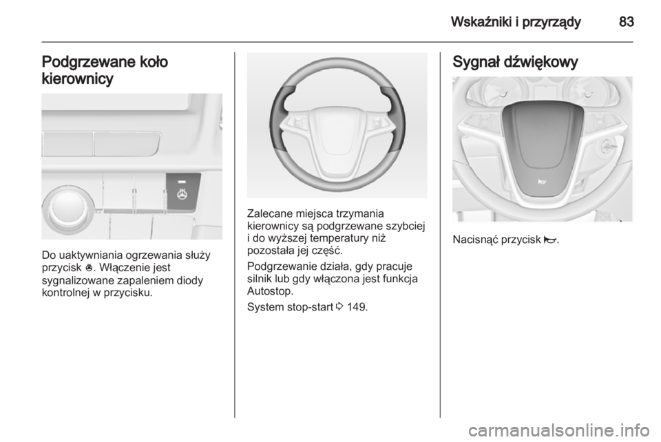 OPEL INSIGNIA 2012.5  Instrukcja obsługi (in Polish) 