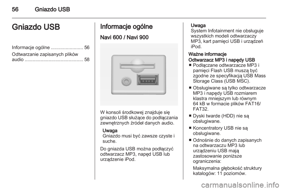 OPEL INSIGNIA 2013  Instrukcja obsługi systemu audio-nawigacyjnego (in Polish) 