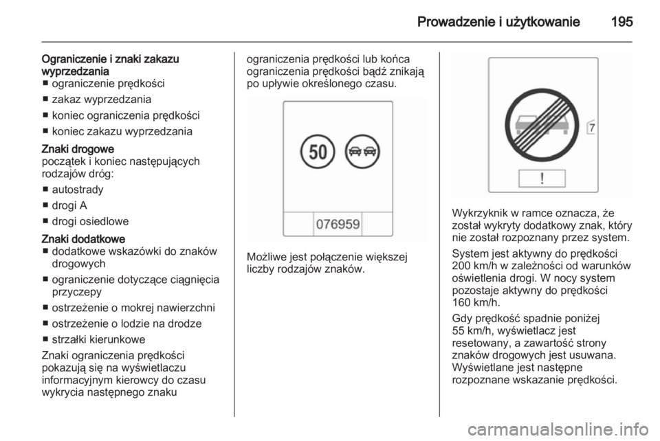 OPEL INSIGNIA 2013  Instrukcja obsługi (in Polish) 