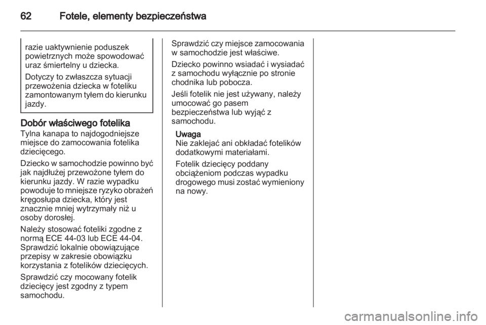 OPEL INSIGNIA 2013  Instrukcja obsługi (in Polish) 