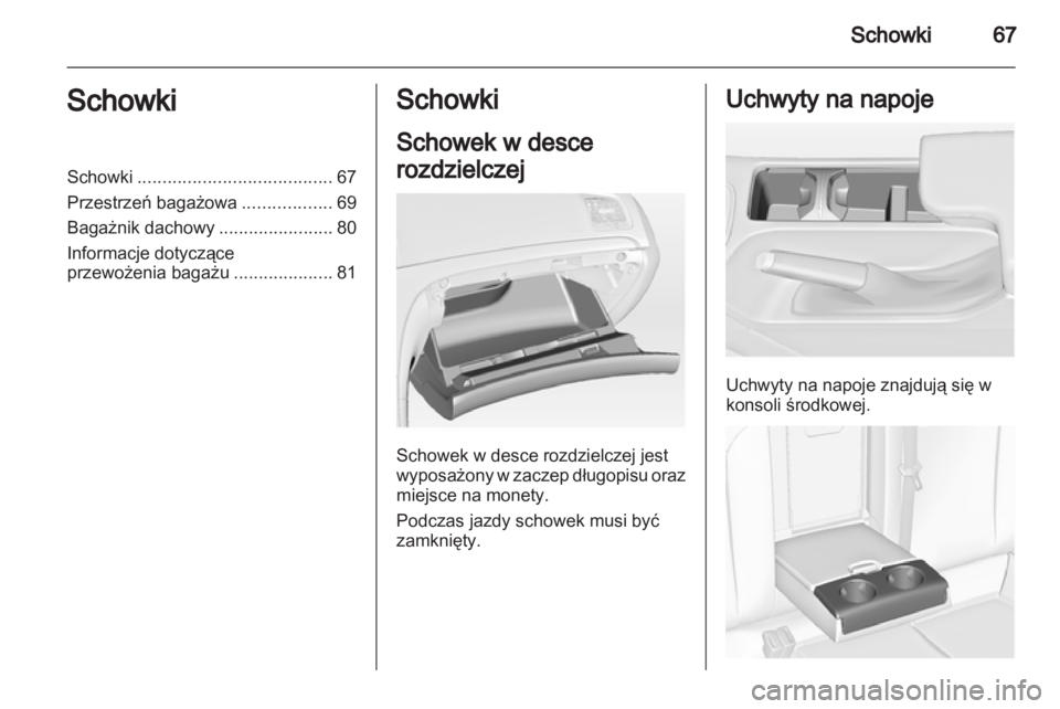 OPEL INSIGNIA 2013  Instrukcja obsługi (in Polish) 
