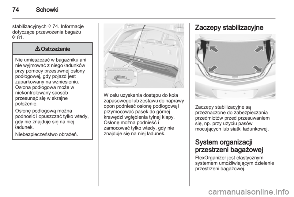 OPEL INSIGNIA 2013  Instrukcja obsługi (in Polish) 