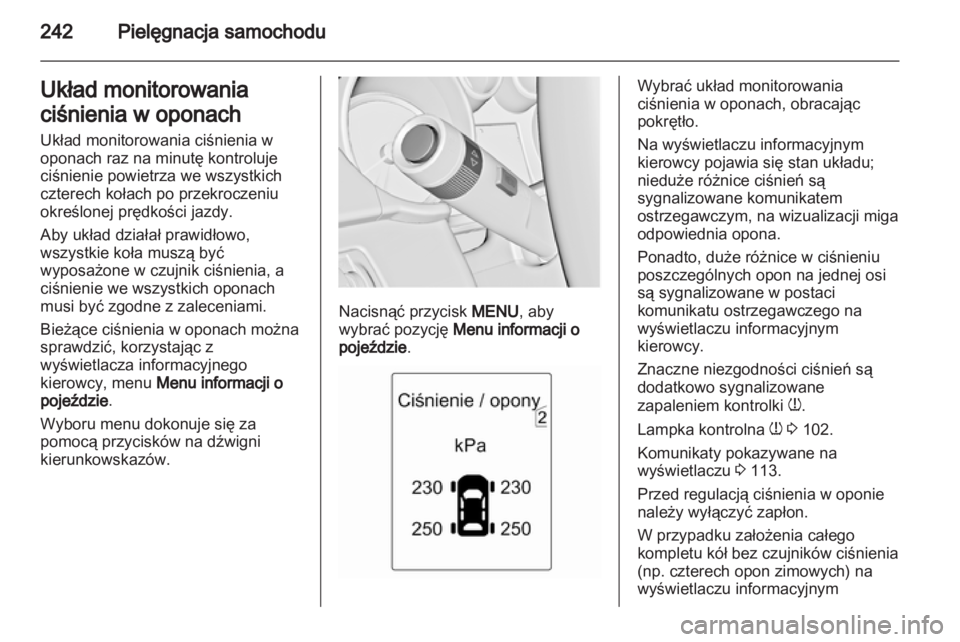 OPEL INSIGNIA 2013.5  Instrukcja obsługi (in Polish) 