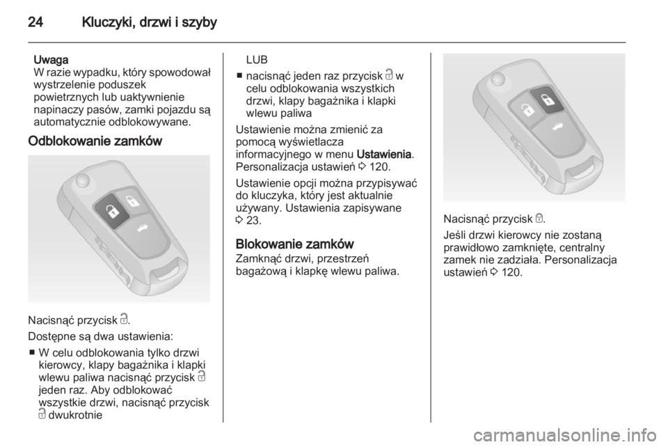 OPEL INSIGNIA 2013.5  Instrukcja obsługi (in Polish) 