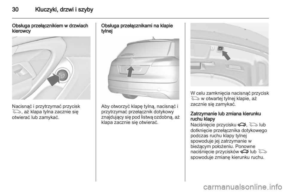 OPEL INSIGNIA 2013.5  Instrukcja obsługi (in Polish) 