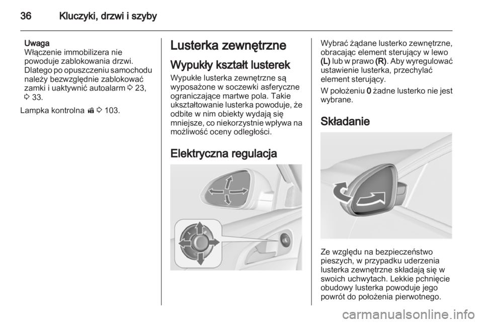 OPEL INSIGNIA 2013.5  Instrukcja obsługi (in Polish) 