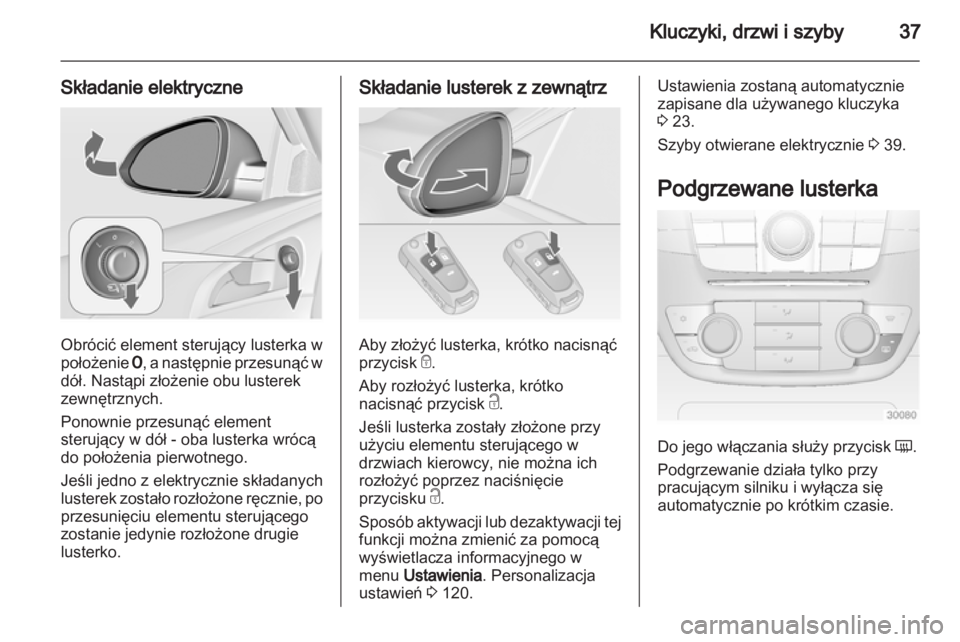 OPEL INSIGNIA 2013.5  Instrukcja obsługi (in Polish) 