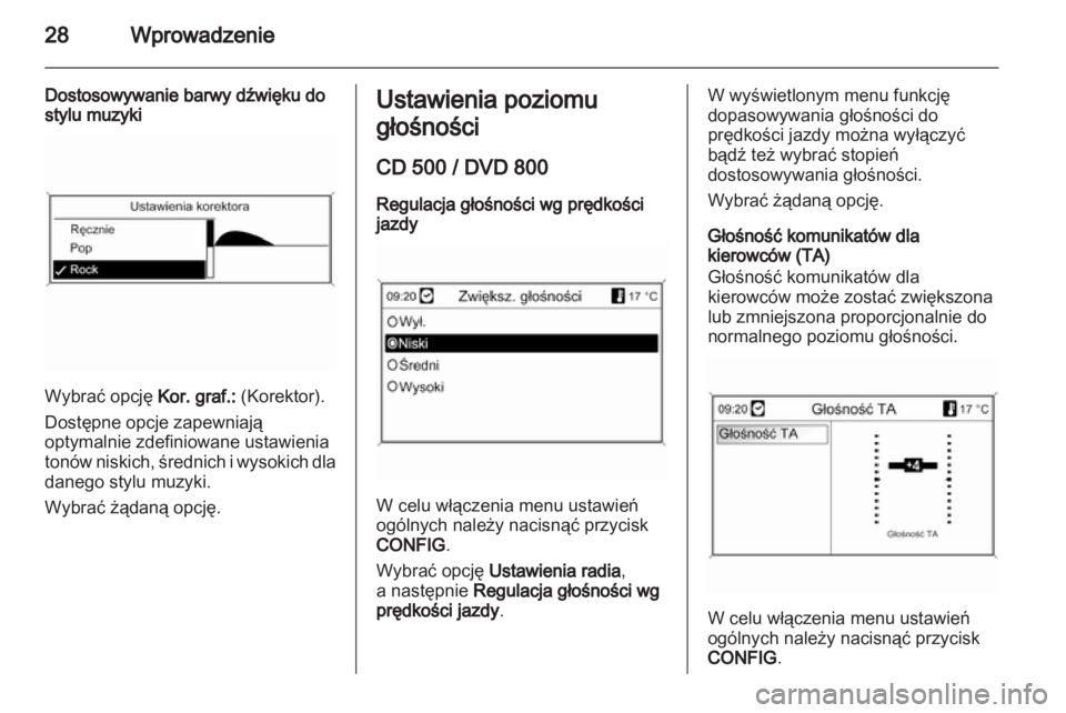 OPEL MERIVA 2011  Instrukcja obsługi systemu audio-nawigacyjnego (in Polish) 