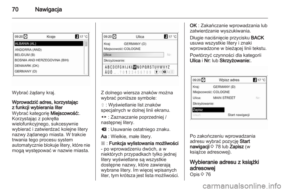 OPEL MERIVA 2011  Instrukcja obsługi systemu audio-nawigacyjnego (in Polish) 