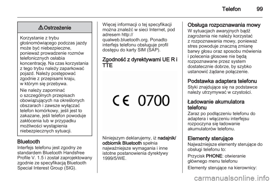 OPEL MERIVA 2011  Instrukcja obsługi systemu audio-nawigacyjnego (in Polish) 