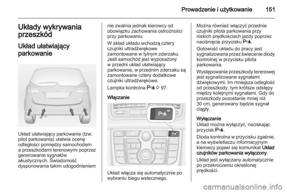 OPEL MERIVA 2011  Instrukcja obsługi (in Polish) 