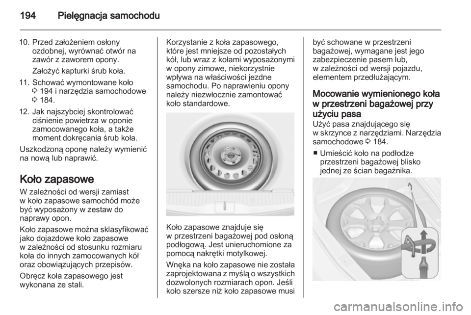 OPEL MERIVA 2011  Instrukcja obsługi (in Polish) 