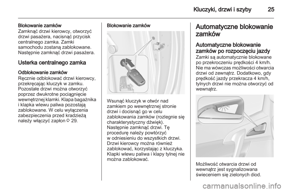 OPEL MERIVA 2011  Instrukcja obsługi (in Polish) 