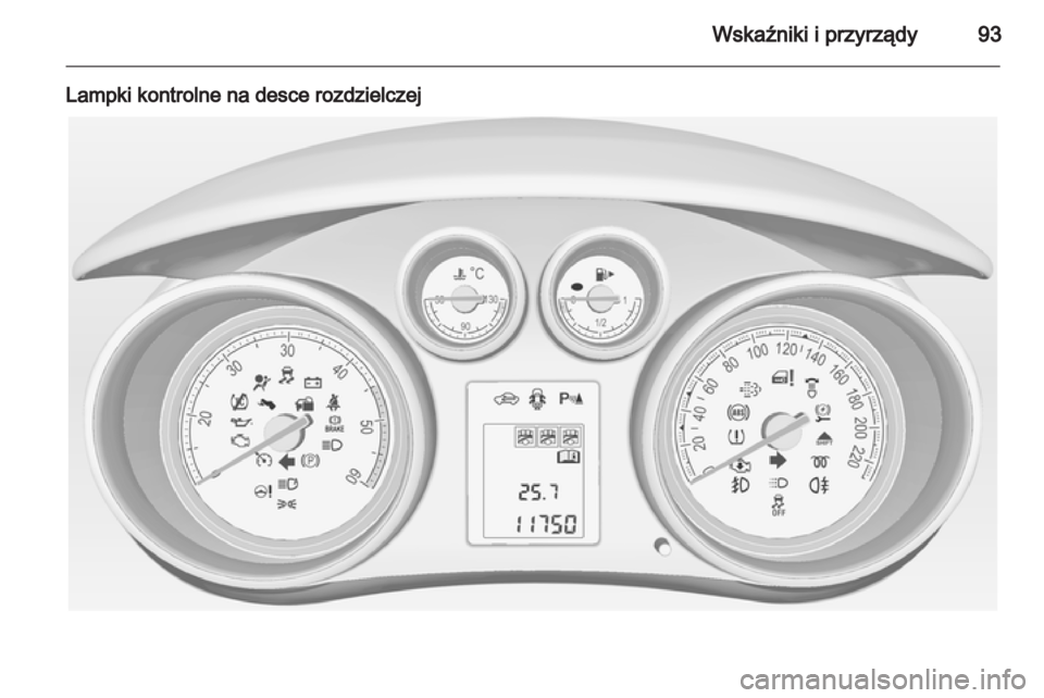 OPEL MERIVA 2011  Instrukcja obsługi (in Polish) 