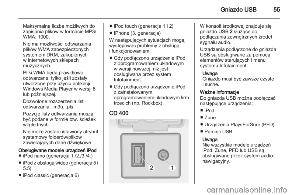 OPEL MERIVA 2011.5  Instrukcja obsługi systemu audio-nawigacyjnego (in Polish) 
