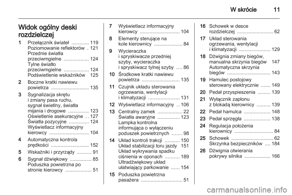 OPEL MERIVA 2011.5  Instrukcja obsługi (in Polish) 