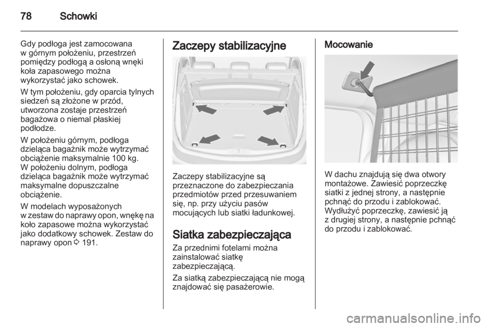 OPEL MERIVA 2011.5  Instrukcja obsługi (in Polish) 