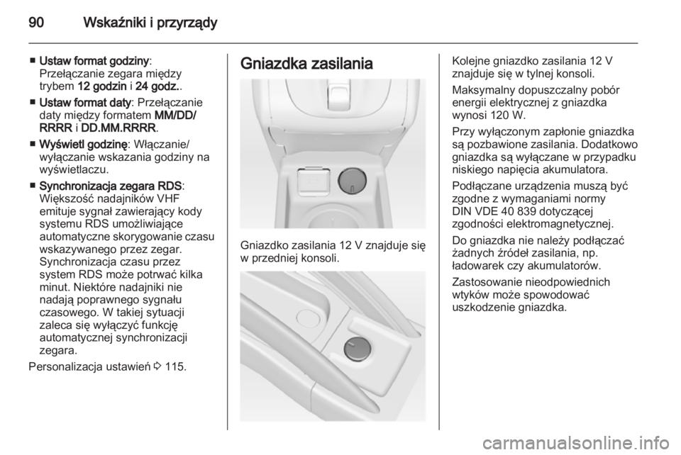 OPEL MERIVA 2011.5  Instrukcja obsługi (in Polish) 