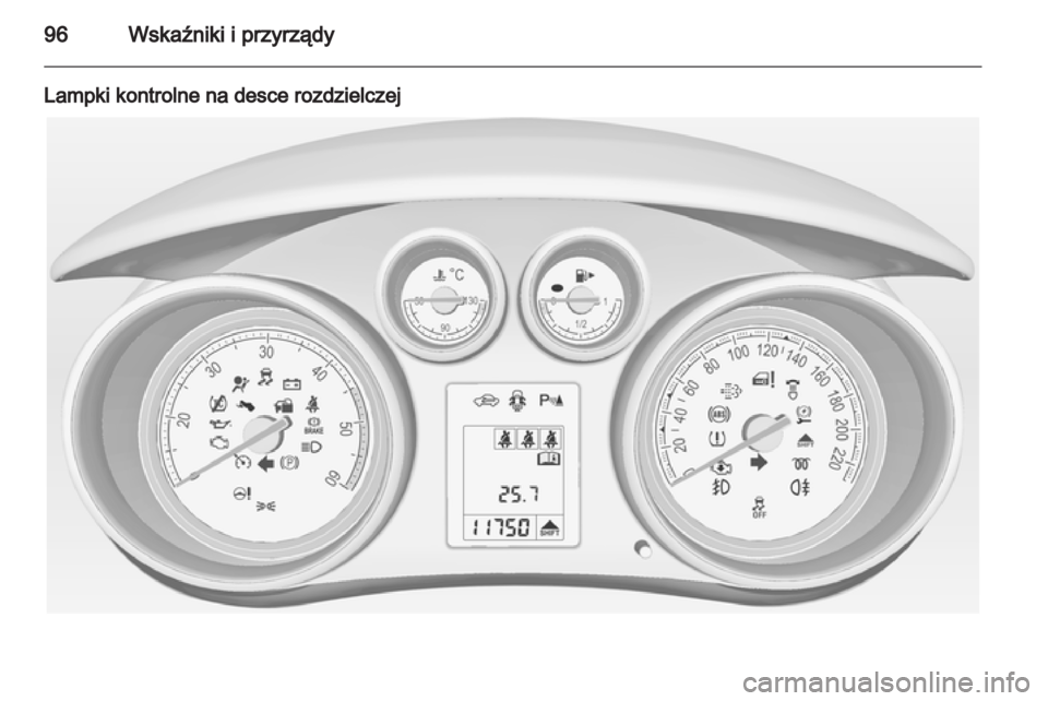 OPEL MERIVA 2011.5  Instrukcja obsługi (in Polish) 