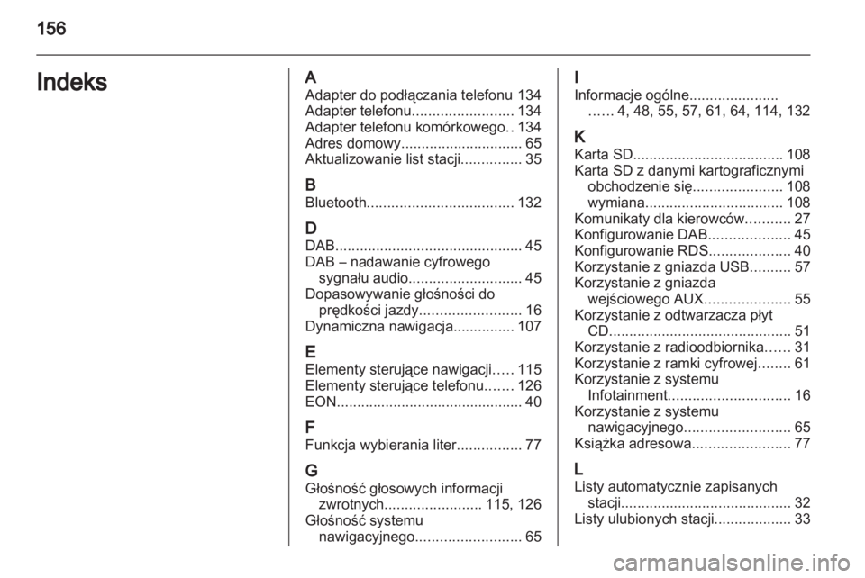 OPEL MERIVA 2012  Instrukcja obsługi systemu audio-nawigacyjnego (in Polish) 