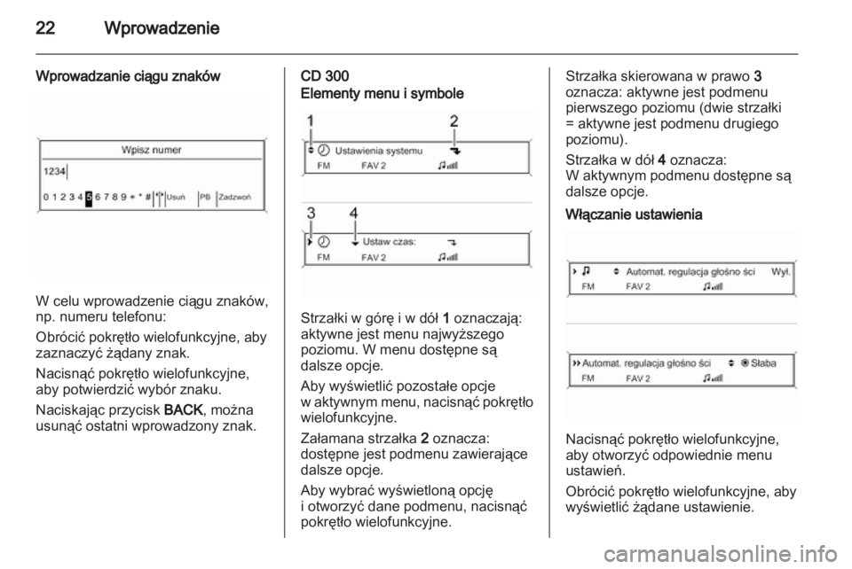 OPEL MERIVA 2012  Instrukcja obsługi systemu audio-nawigacyjnego (in Polish) 