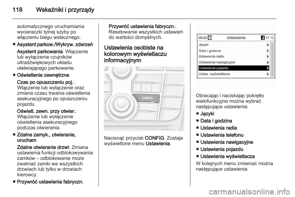 OPEL MERIVA 2012  Instrukcja obsługi (in Polish) 