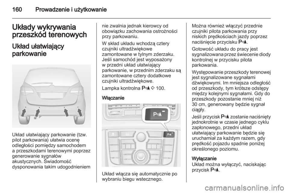 OPEL MERIVA 2012  Instrukcja obsługi (in Polish) 