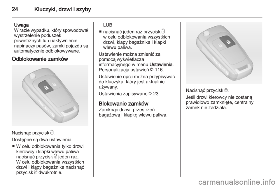 OPEL MERIVA 2012  Instrukcja obsługi (in Polish) 