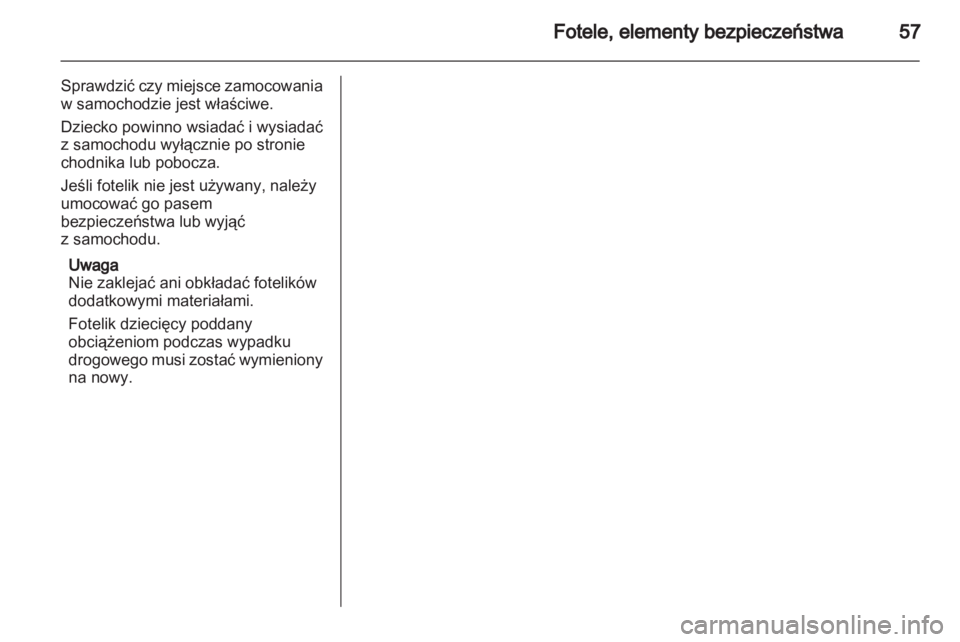 OPEL MERIVA 2012  Instrukcja obsługi (in Polish) 