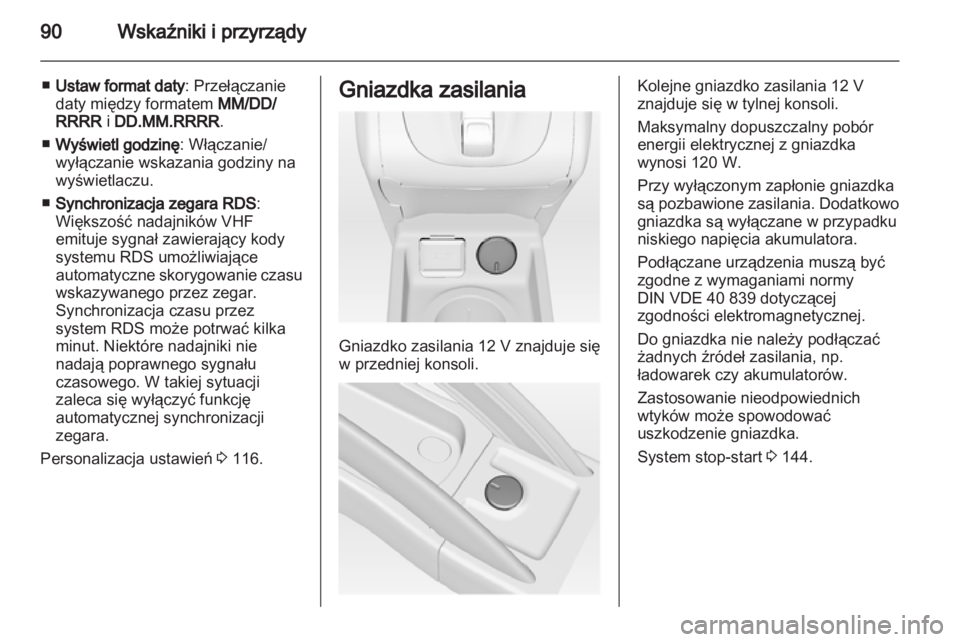 OPEL MERIVA 2012  Instrukcja obsługi (in Polish) 